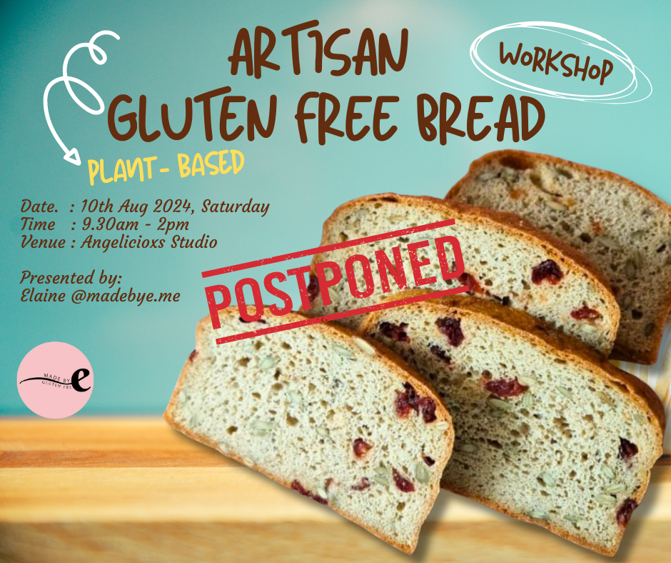 Artisan Plant Based Gluten Free Bread Workshop