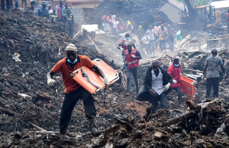 Death toll from landslide at Uganda garbage dump rises to 21