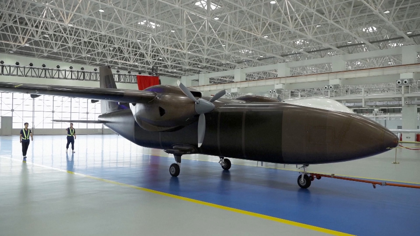 China’s large, twin-engine transport drone completes maiden flight