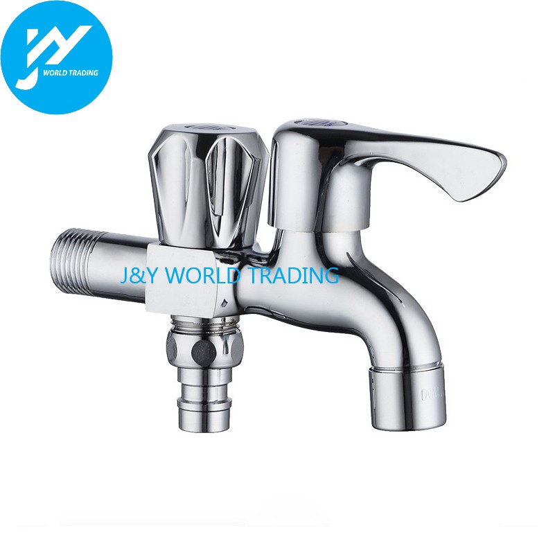 Kitchen & Bathroom Faucet Wall Two Way wash Water Tap浴室多功能双龙头