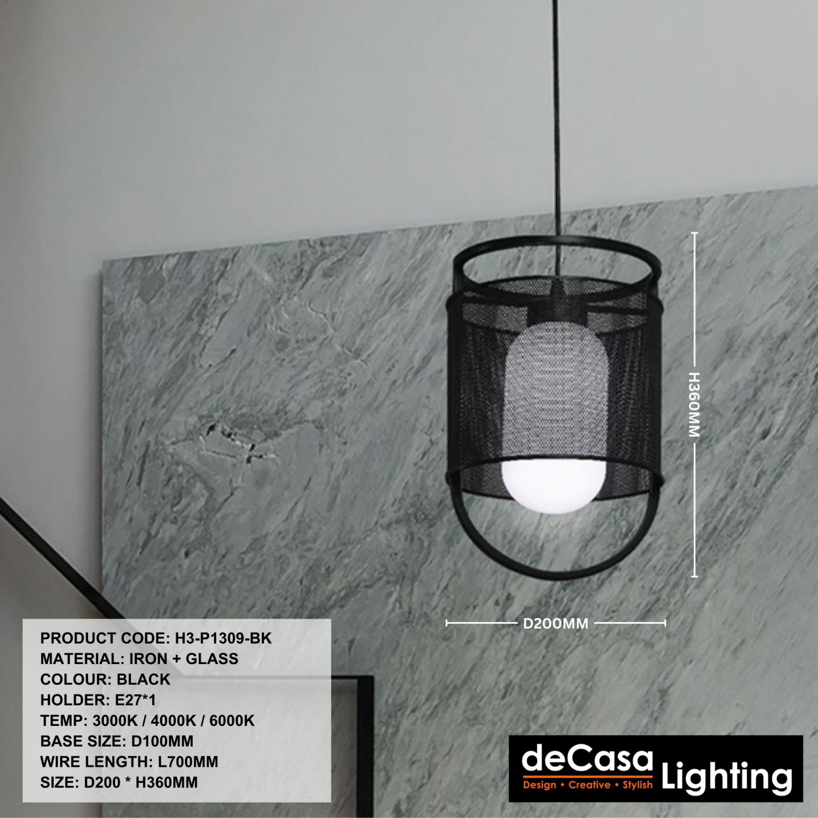 MODERN PENDANT LIGHT (P1309) Selangor, Kuala Lumpur (KL), Puchong ...