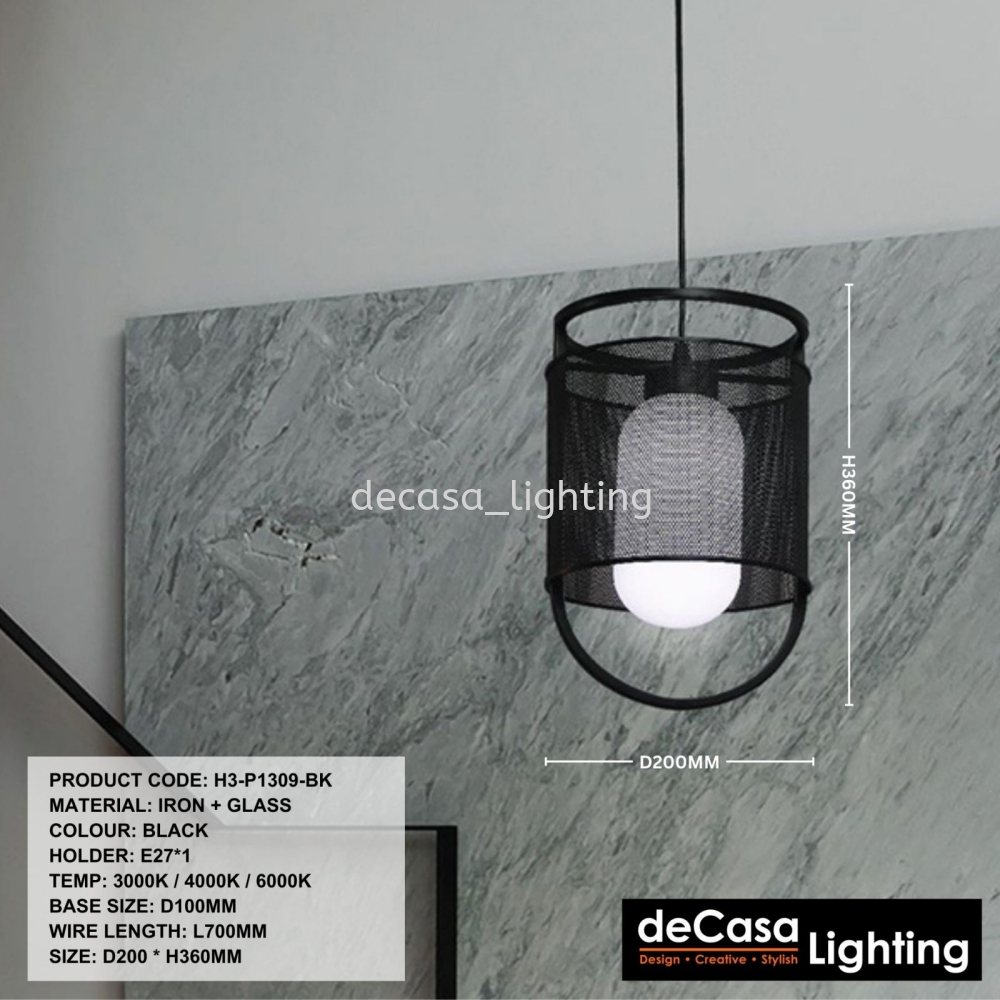 MODERN PENDANT LIGHT (P1309) Selangor, Kuala Lumpur (KL), Puchong ...