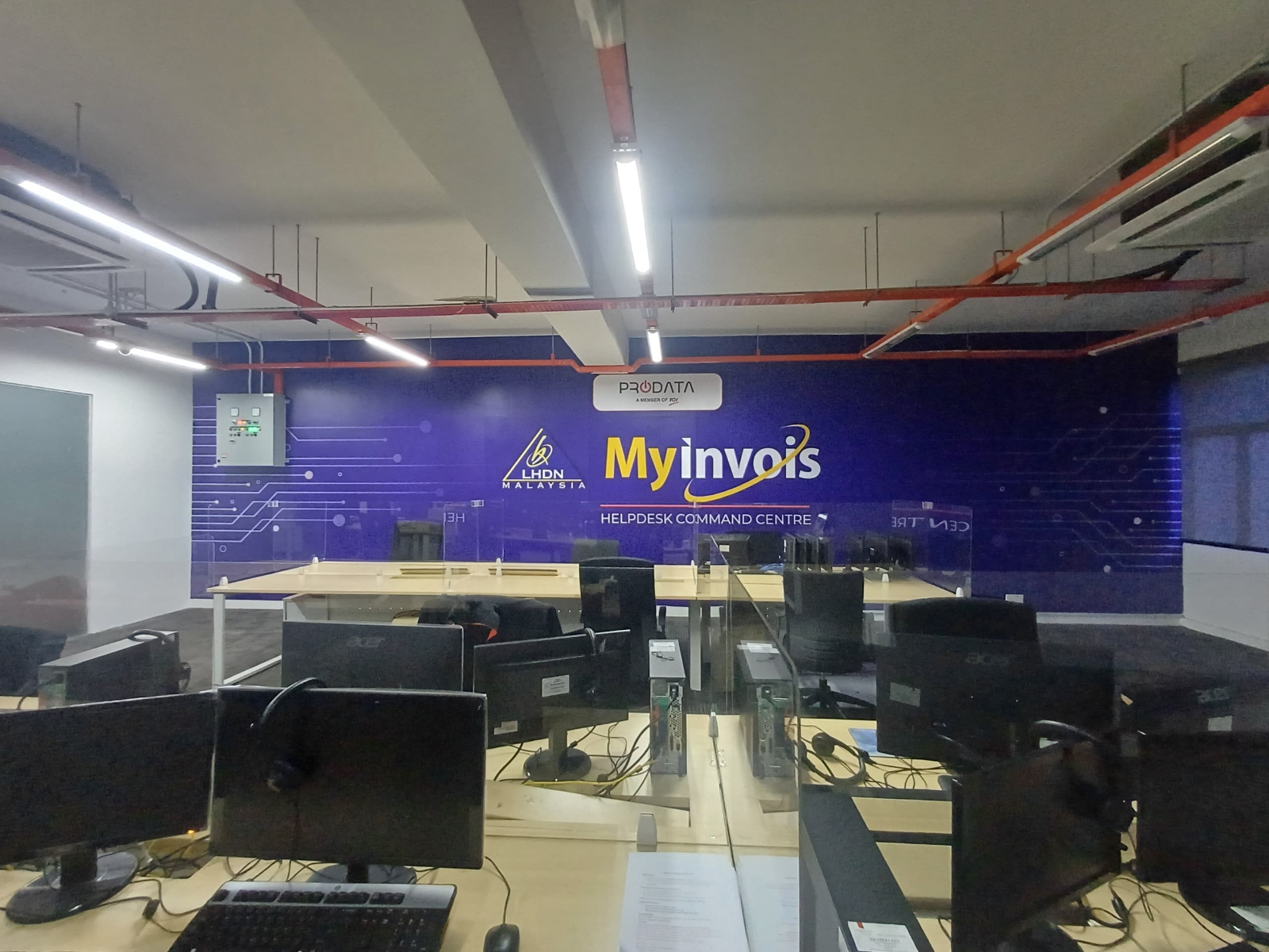 Corporate Indoor Wallpaper Sticker Printing Service At Kepong Subang Batu Caves Puchong Meru Pudu Mont Kiara Klang