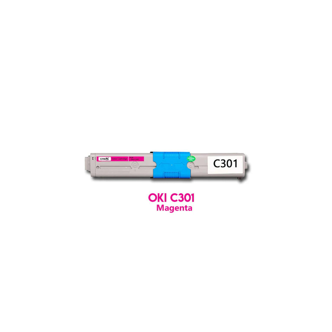 OKI C301 ORIGINAL TONER MAGENTA Printer Toner Cartridge Set - High-Quality