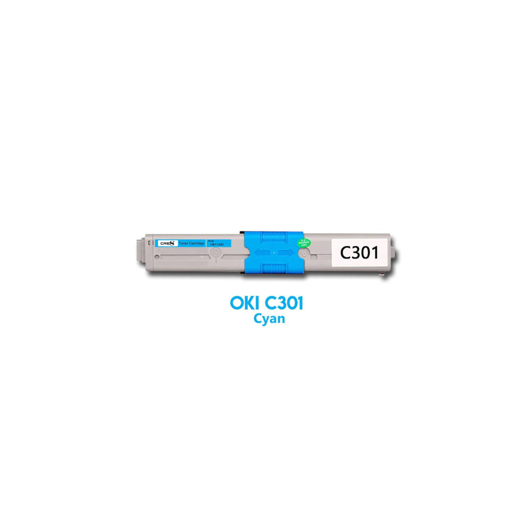 OKI C301 ORIGINAL TONER CYAN Printer Toner Cartridge Set - High-Quality