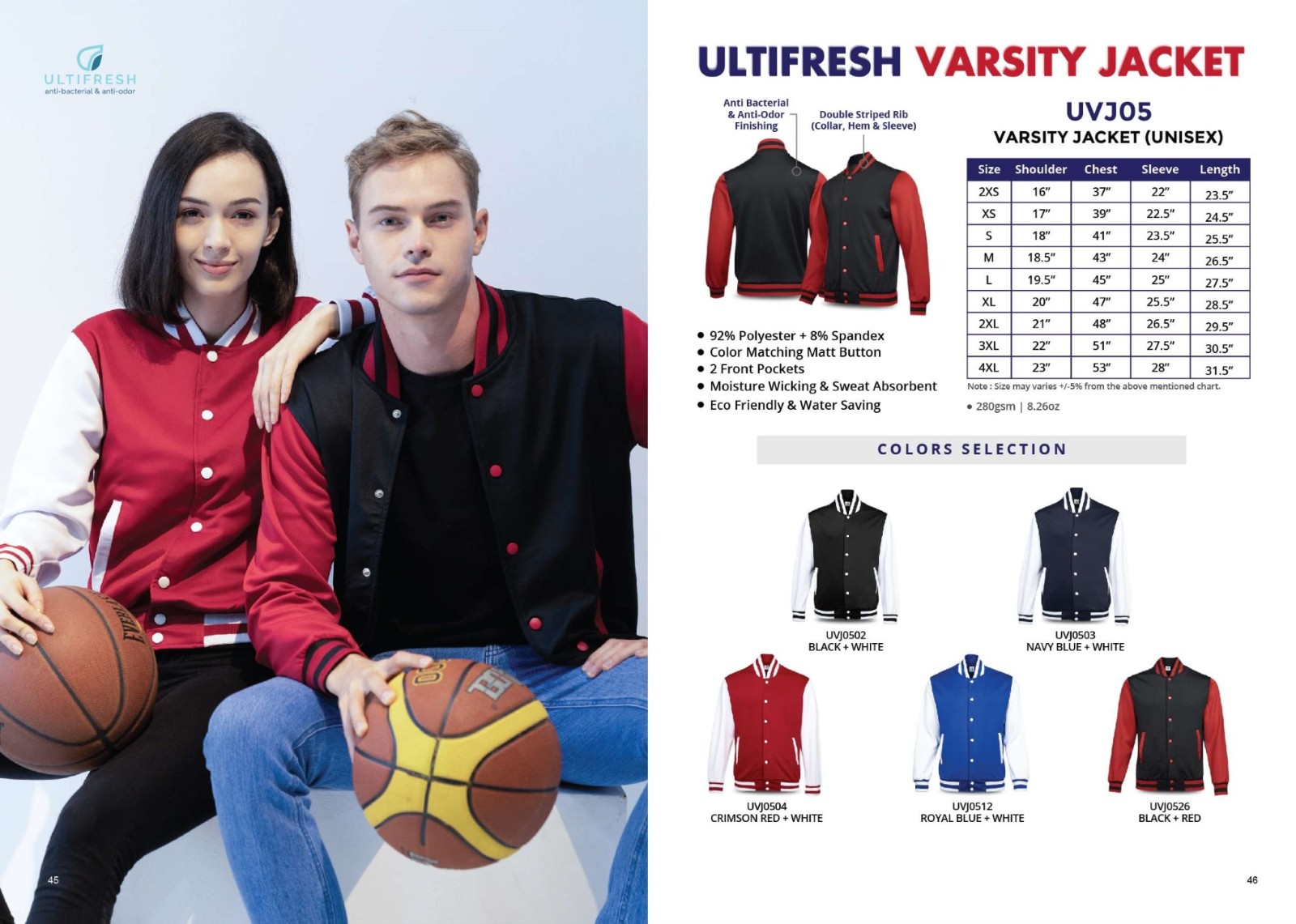 Ultifresh Versity Jacket UVJ05