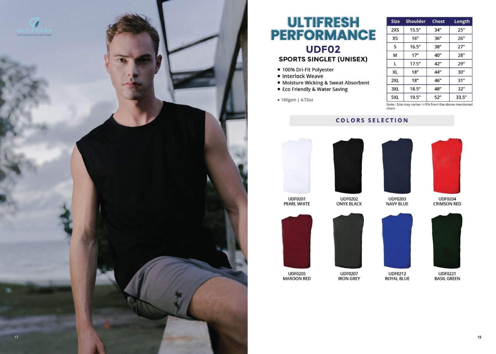 Ultifresh Sport SingletUDF02