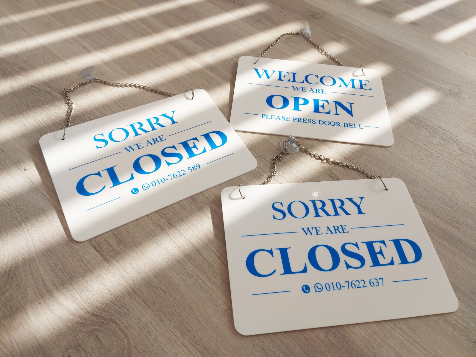 Acrylic Open/Closed Hanging Sign 