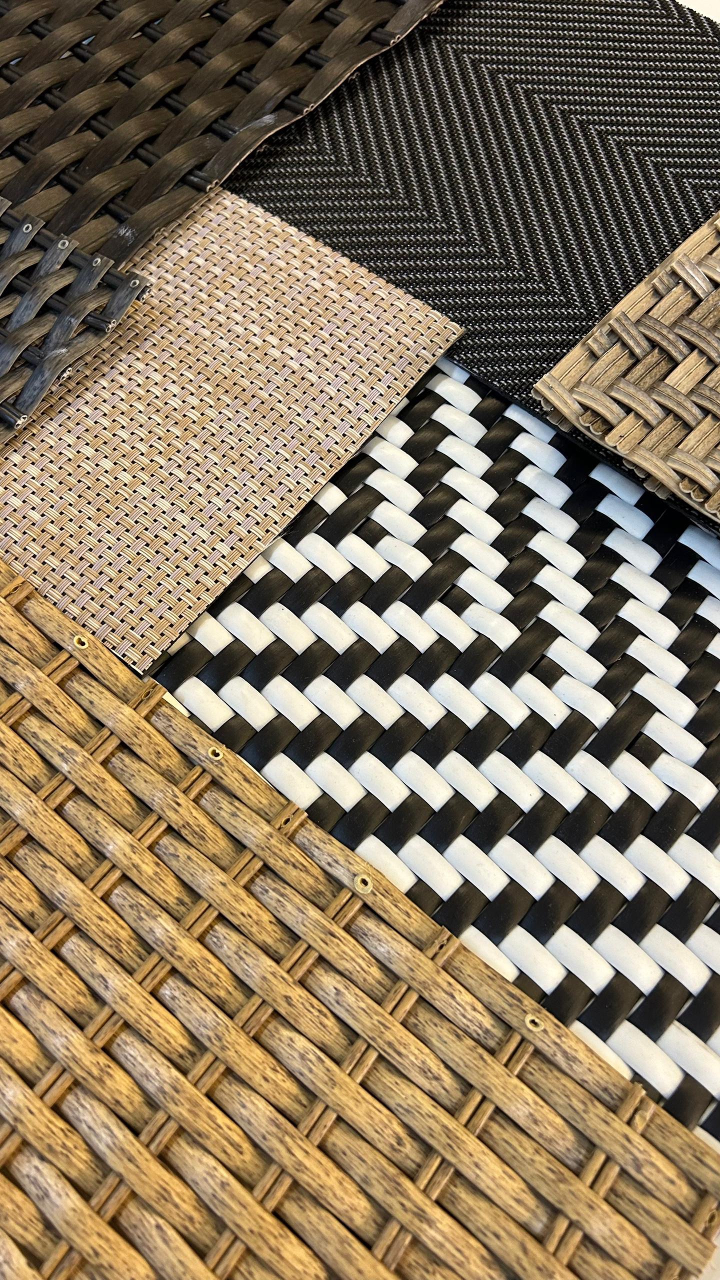 SYNTHETIC RATTAN WOVEN PATTERN (Custom Made)