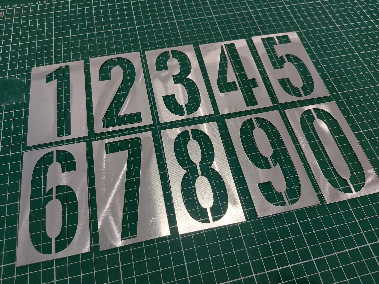 Aluminium Stencil Plate Laser Cut