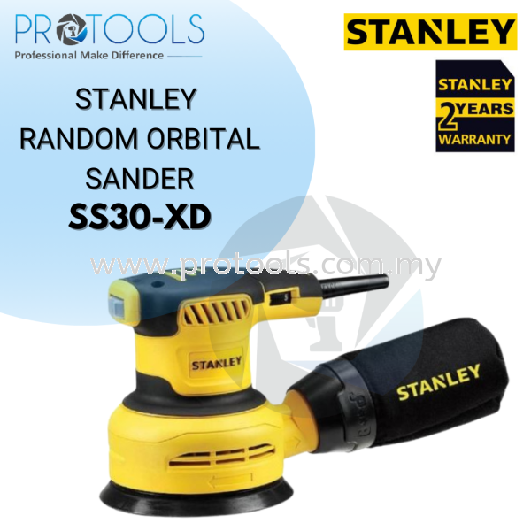 STANLEY RANDOM ORBITAL SANDER SS30-XD Sanding CORDED TOOLS POWER TOOLS Johor Bahru (JB), Malaysia, Senai Supplier, Suppliers, Supply, Supplies | Protools Hardware Sdn Bhd
