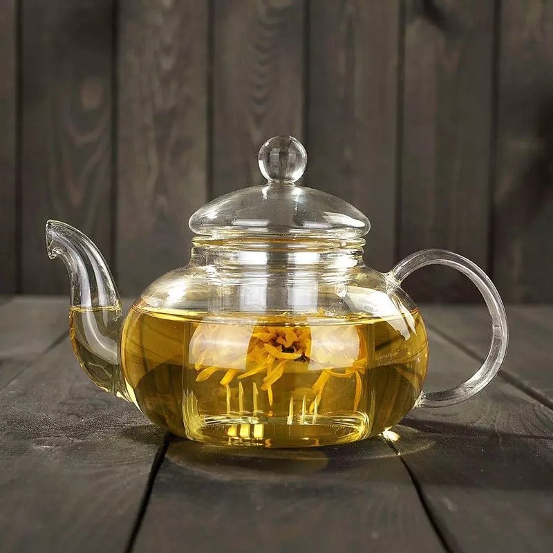 Flower tea pot