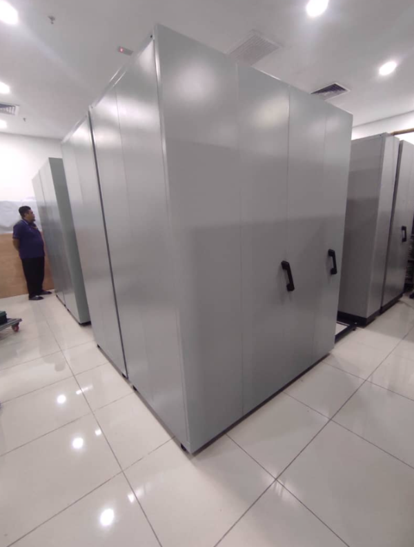 4 Bays Mobile Steel Compactor Puchong | Steel Furniture Puchong