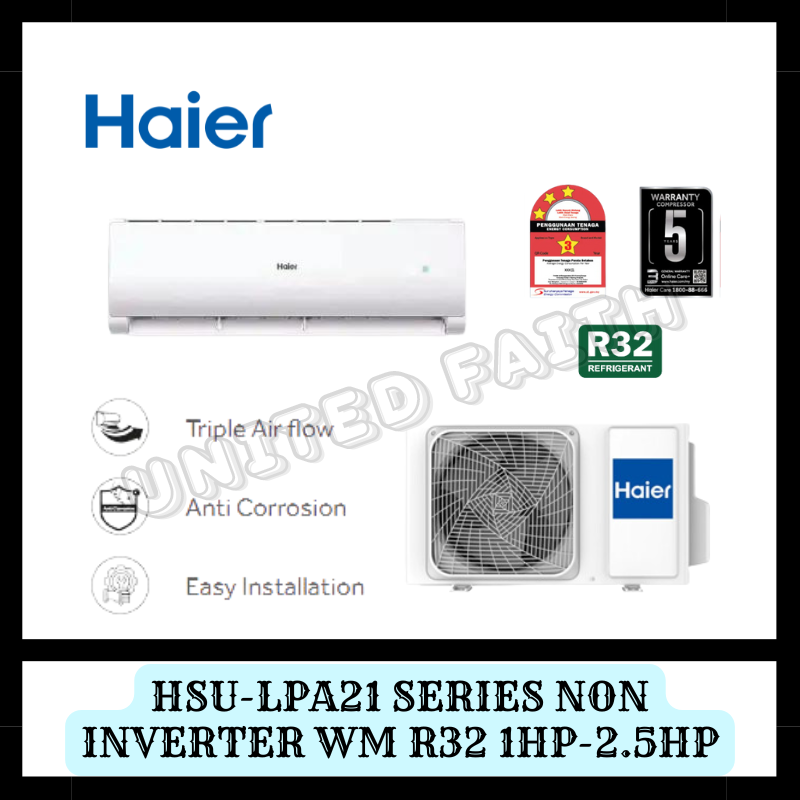 Haier Wall Mounted Non Inverter R32 1hp-2.5hp