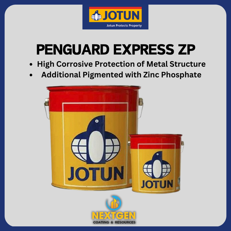 JOTUN PENGUARD EXPRESS ZP - ZINC PHOSPHATE EPOXY PRIMER - ABRASION RESISTANT PAINT - JOTUN PROTECTIVE PAINT JOTUN PROTECTIVE COATING Johor Bahru (JB), Gelang Patah, Malaysia Services | SD Renovation & Design Sdn Bhd