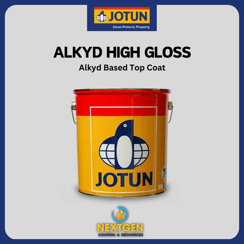 JOTUN ALKYD HIGH GLOSS - JOTUN AHG (COLOUR) - MACHIENRY PAINT - ANTI CORROSIVE PAINT - ALKYD TOPCOAT - STEEL PROTECTIVE PAINT