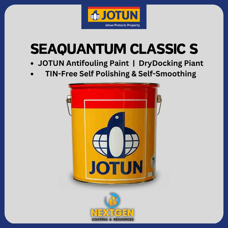 JOTUN SEAQUANTUM CLASSIC S - ANTI FOULING - DRYDOCKING TIN-FREE SEFL POLISHING