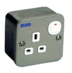 MSS113 - 13A M/Clad SW/Socket (SIRIM)