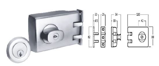 Double Cylinder Jimmy Proof Lock