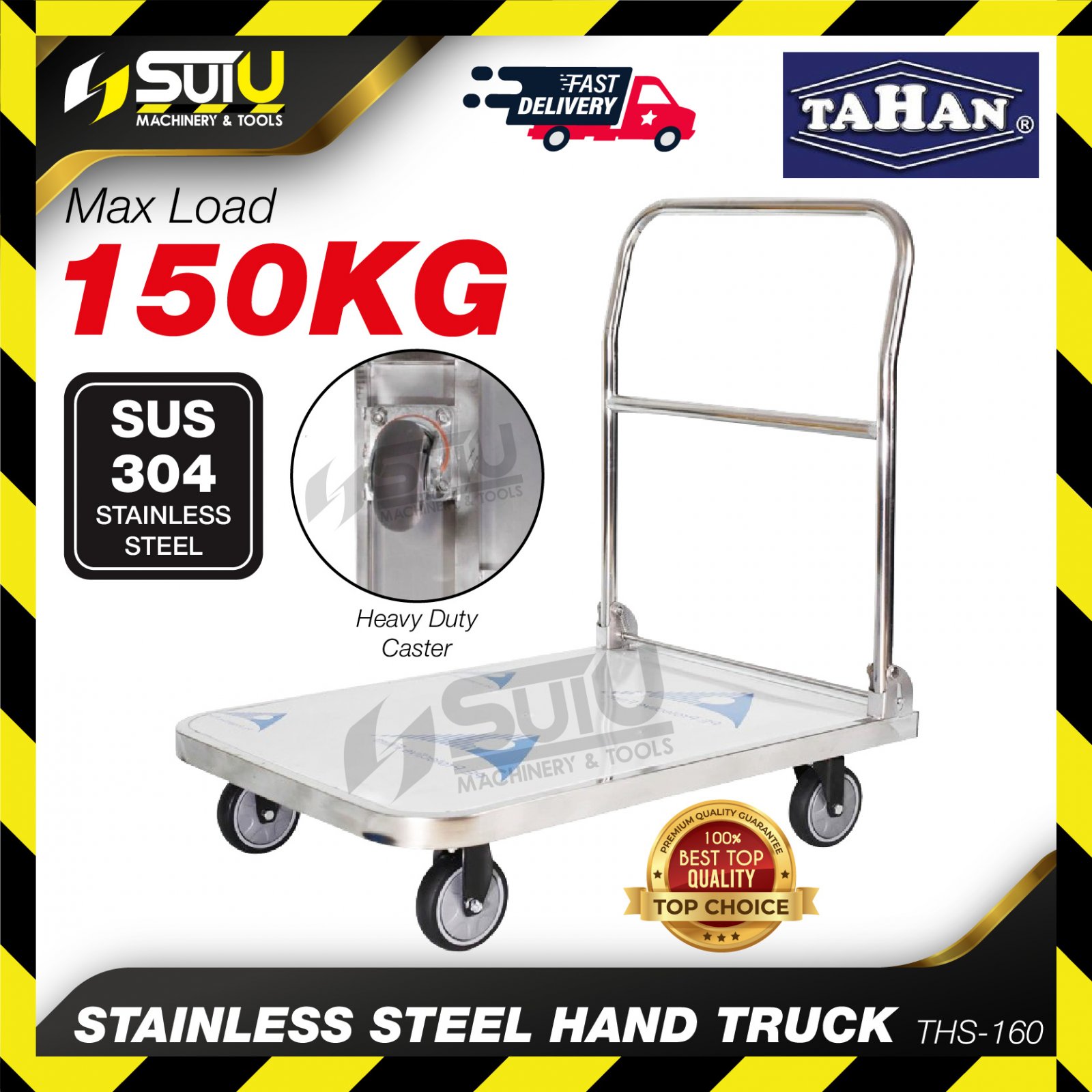 TAHAN THS-160 Stainless Steel Hand Truck 150KG