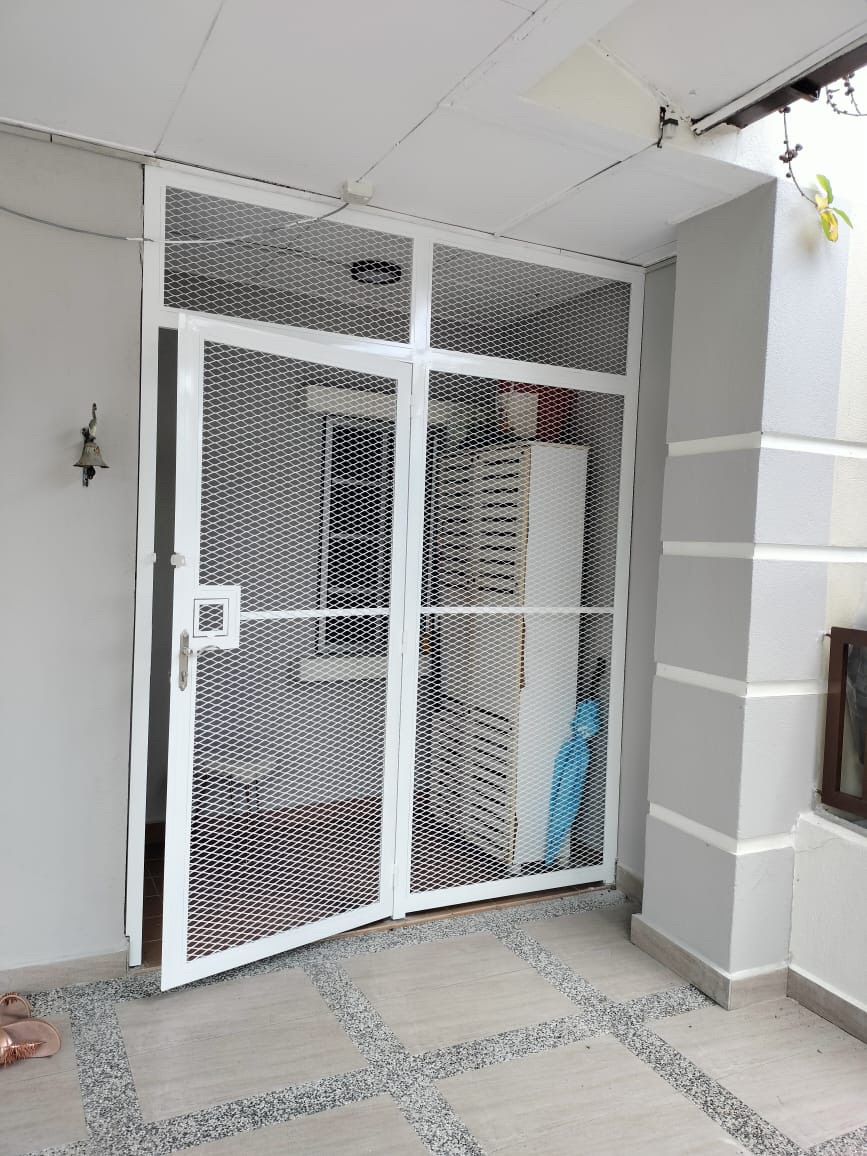 SWING DOOR GRILL WITH DIAMOND NET @Jalan U11/18 Bukit Bandaraya, KUALA LUMPUR