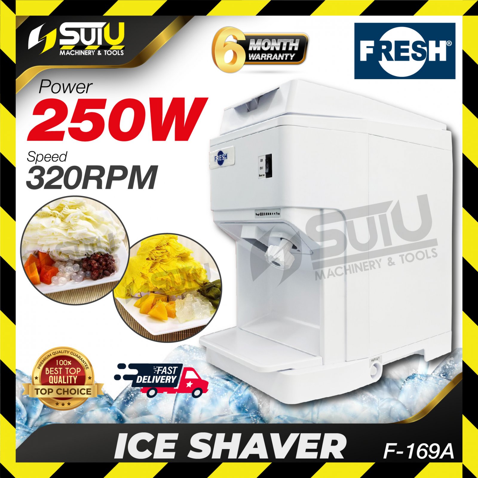 FRESH F-169A / F169A Ice Shaver 250W 320RPM