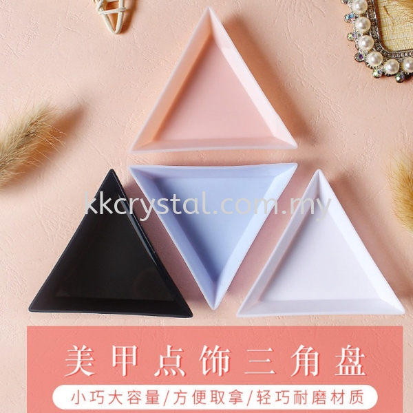 Nail Art, Rhinestones Triangle Tray, Dotting Tray for Nail Accessories, Rhinestone Storage Tray for Decorating Items Jewelry Tools Tools & Packaging Kuala Lumpur (KL), Malaysia, Selangor, Klang, Kepong Wholesaler, Supplier, Supply, Supplies | K&K Crystal Sdn Bhd