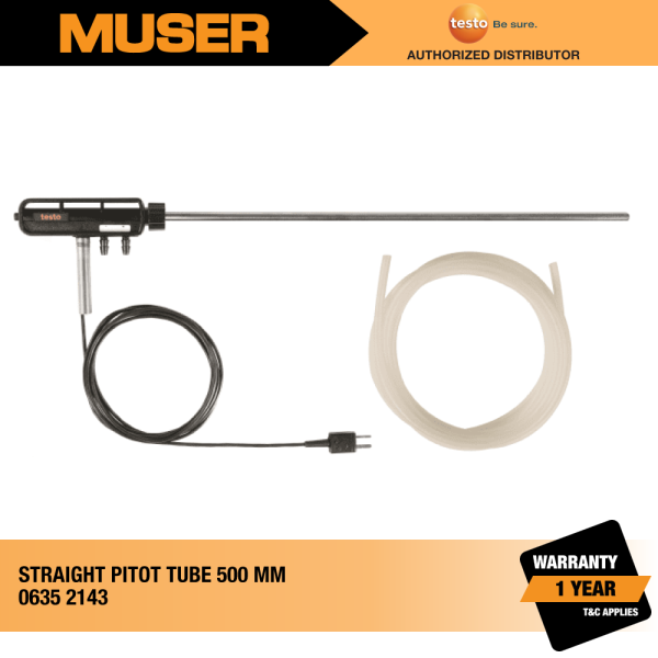 Straight Pitot Tube 500 mm | Testo by Muser Air Flow Pressure / Air Flow / Gas Detectors Testo Kuala Lumpur (KL), Malaysia, Selangor, Sunway Velocity Supplier, Suppliers, Supply, Supplies | Muser Apac Sdn Bhd