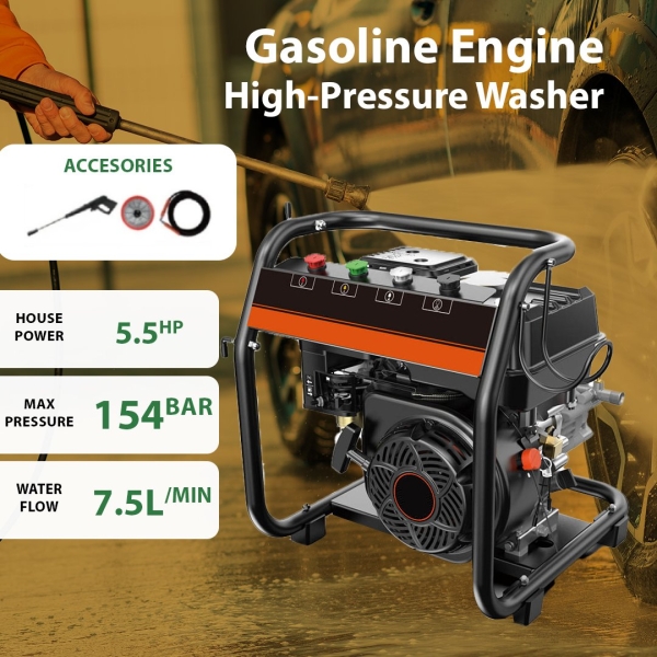 Gasoline Engine High Pressure Washer Heavy Duty Machines Selangor, Malaysia, Kuala Lumpur (KL), Johor Bahru (JB), Penang, Perak Supplier, Suppliers, Supply, Supplies | Kualiti Alam Hijau (M) Sdn Bhd