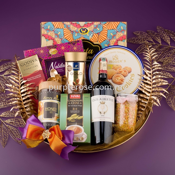 Hamper Set(Deepavali)-07(SG) Deepavali Hamper (SG) Johor Bahru (JB), Malaysia, Singapore Supply, Supplier, Delivery | Purple Rose Florist & Gifts
