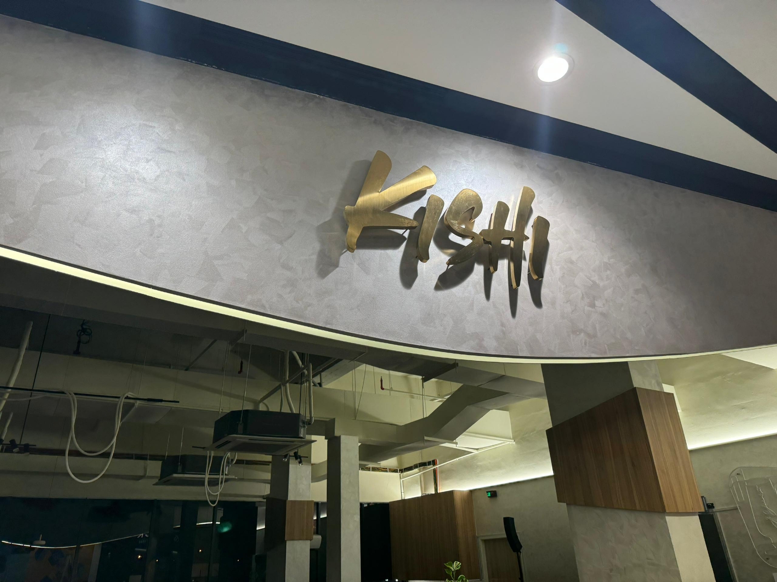 Cafe Indoor Stainless Steel Gold Hairline 3D Lettering Signage Manufacturer At Subang Jaya Pudu Rawang Dengkil Cheras Hulu Langat Kepong Kuala Lumpur 
