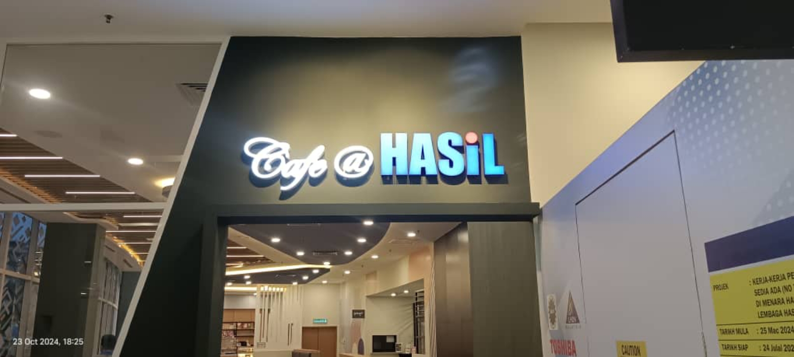 Cafe Indoor 3D Box Up LED Frontlit Lettering Signage Maker At Subang Jaya Pudu Mont Kiara Klang Puchong Cheras Hulu Langat 
