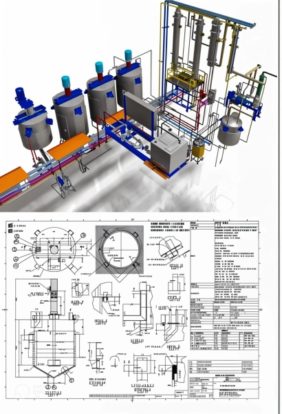 2D & 3D Details Fabrication Drawing