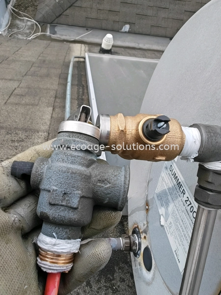 pressure and temperature relief valve replacement