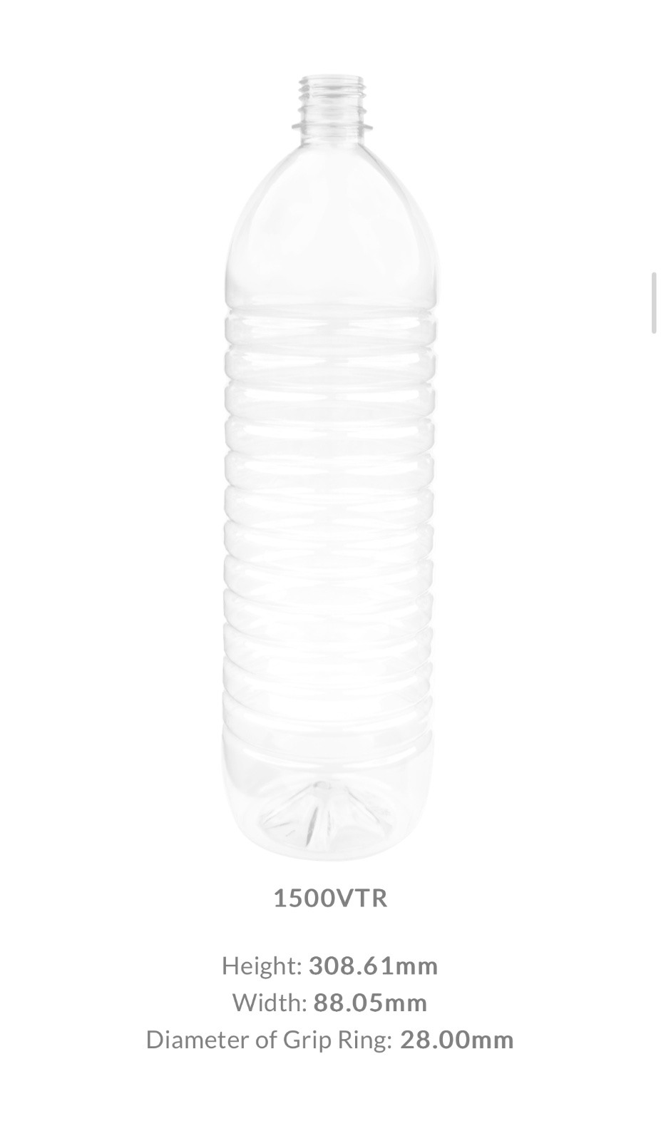 1500ML BOTTLE ROUND