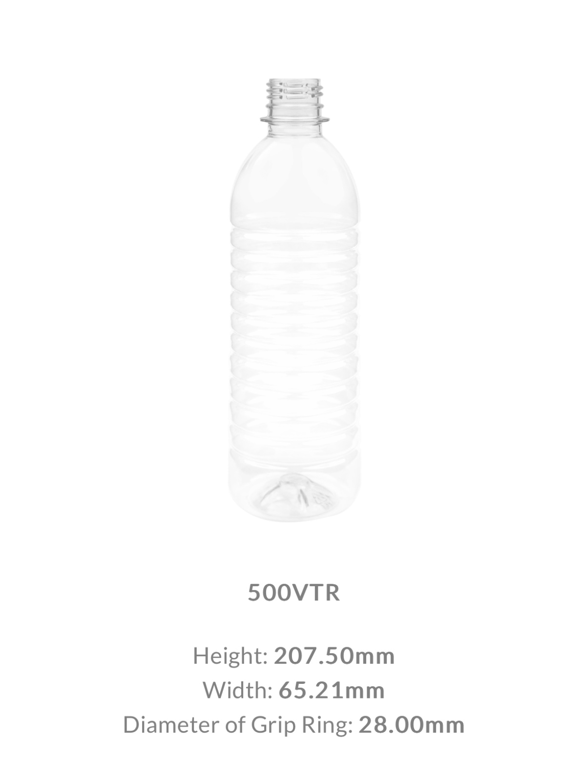 500ML BOTTLE ROUND