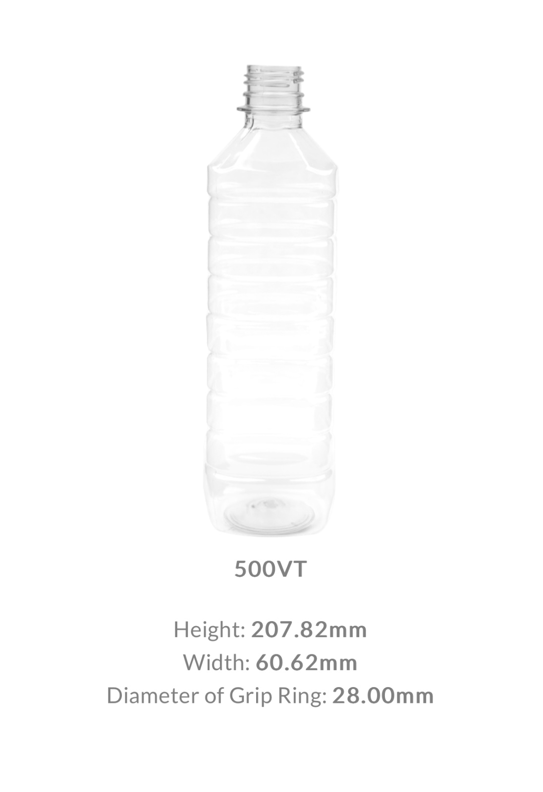 500ML BOTTLE SQ