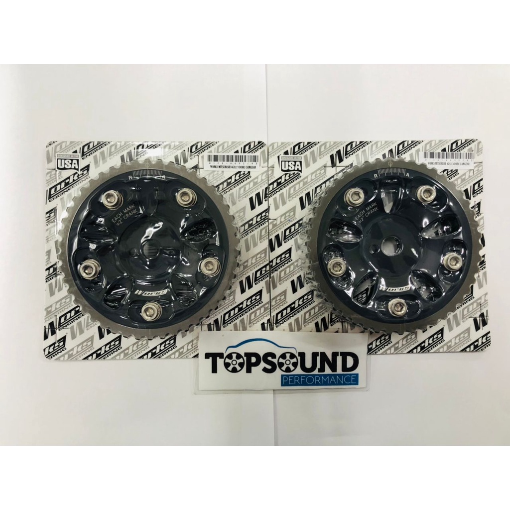 Works Engineering Adjustable Cam Pulley for Proton / GSR turbo / Mitsubishi 4G92 / 4G93 DOHC (2 pcs)