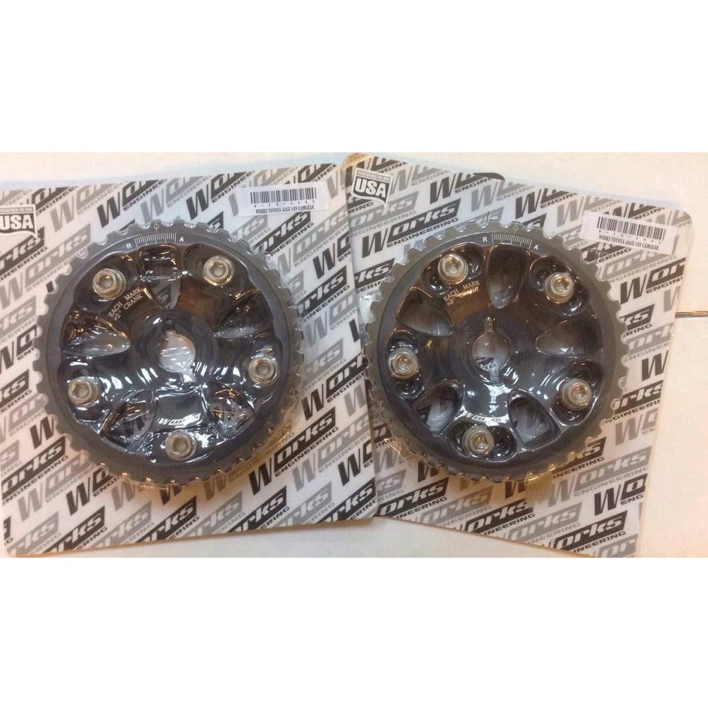 Works Engineering adjustable Cam Pulley for Toyota 4AGE 16V (1 piece)