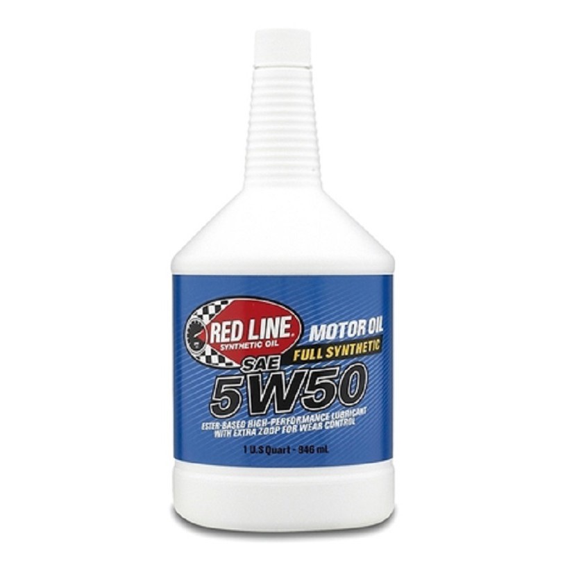 REDLINE 5W50 SYNTHETIC ENGINE OIL (0.946 LITERS)