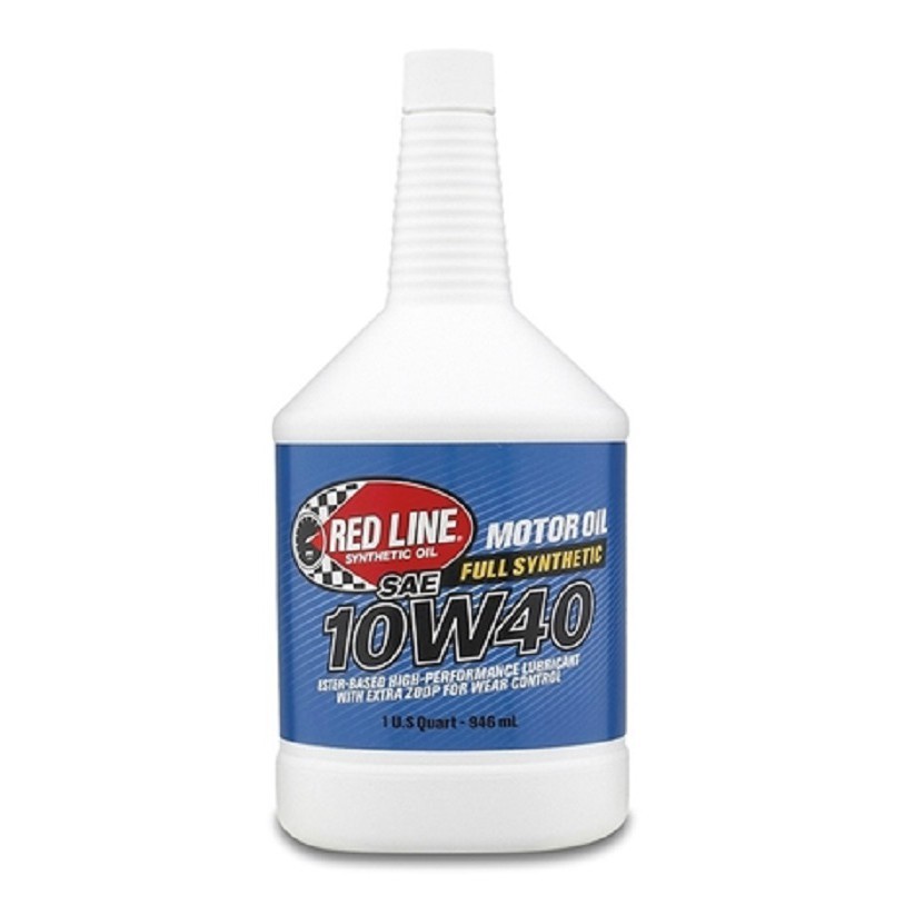 REDLINE 10W40 SYNTHETIC ENGINE OIL (0.946 LITERS)