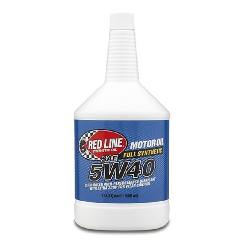 REDLINE 5W40 SYNTHETIC ENGINE OIL (0.946 LITERS)