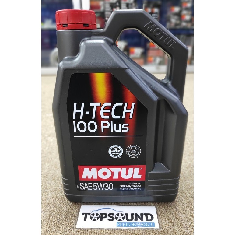 MOTUL Engine Oil 100% Synthetic H-TECH 100 PLUS 5W30 4Liter