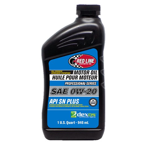 REDLINE PROFESSIONAL SERIES 0W20 MOTOR OIL (0.946 LITERS)