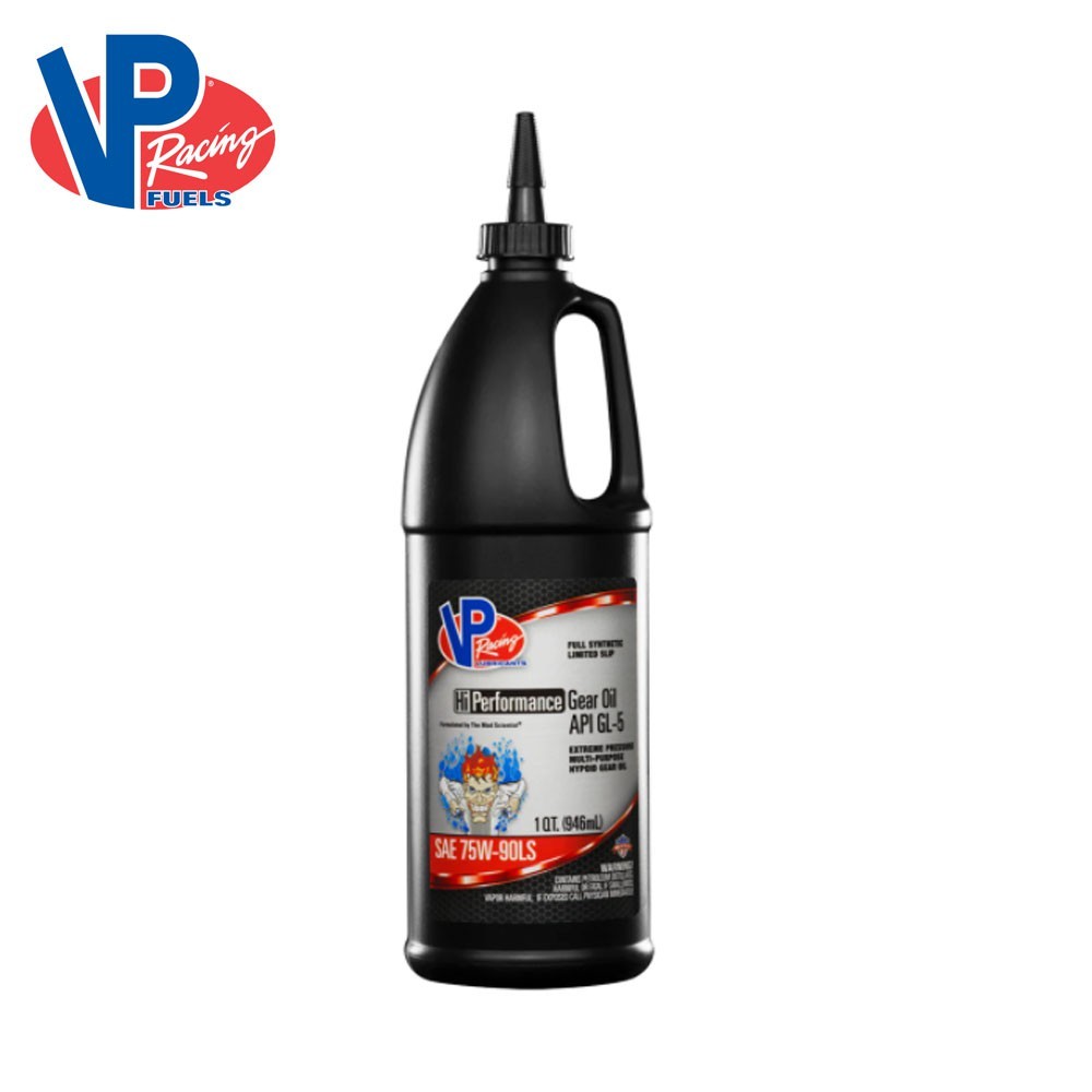 VP RACING HI-PERFORMANCE GEAR OIL FULLY SYNTHETIC 75W-90LS *API GL-5 (946ml)