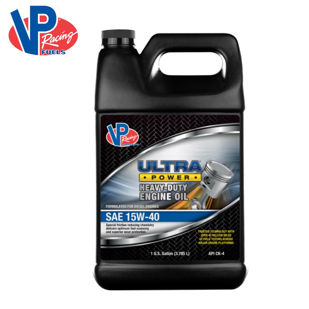 VP RACING ULTRA POWER HEAVY-DUTY DIESEL ENGINE OIL 15W-40 (CK-4) (3.785L)