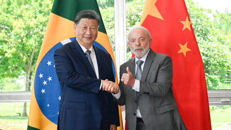 China, Brazil decide to elevate ties in Xi-Lula meeting