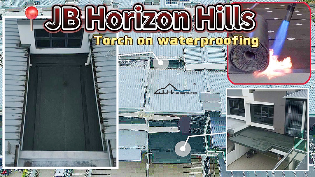JOHOR HORIZON HILLS FLAT ROOF LEAKING SOLUTION 