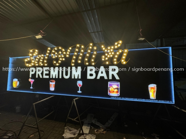 PAPAN TANDA LED | PAPAN TANDA 3D DI SELAYANG | CYBERJAYA | SEPANG | SENTUL | KOTA DAMANSARA | BANDAR SUNWAY | PUCHONG | BALAKONG PAPAN TANDA HUFUL TIMBUL 3D DENGAN MENTOL LAMPU GAYA HOLLYWOOD Kuala Lumpur (KL), Malaysia Pembinaan, Pasang, Pembekal | Great Sign Advertising (M) Sdn Bhd