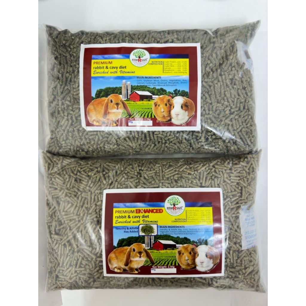 (Buy 3 Free 1) Rabbit & Cavy Diet (2.5kg) pellets for guinea pigs/rabbits/rodent